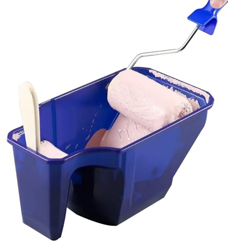 DPFCYBS Handheld Paint Tray Latex Paint Brush Roller Tray Multi-purpose Wall Brushing Tool Paint Construction Container