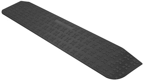 LIEKUMM Rampa per soglia in gomma, altezza 3,8 cm, antiscivolo per sedia a rotelle con motivo a stella polare, portata 1000 kg, per aperture di porte, gradini, marciapiedi, scooter, passeggini, moto