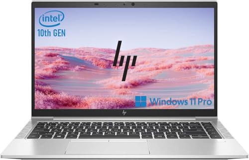 Ordenador portátil HP EliteBook 840 G7 para negocios, portátil de 14 pulgadas FHD, Intel Core i5-10310U, 16 GB de RAM, 512 GB SSD, teclado US QWERTY, Windows 11 Pro (Revisado)