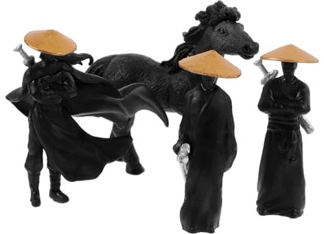 TOYANDONA 4pezzi Statuette in Miniatura Decorazioni Per Ufficio in Casa Artistici Modelli Micro Paesaggi Mini Decorazioni Per Scrivania Oggetti Artistici in Miniatura