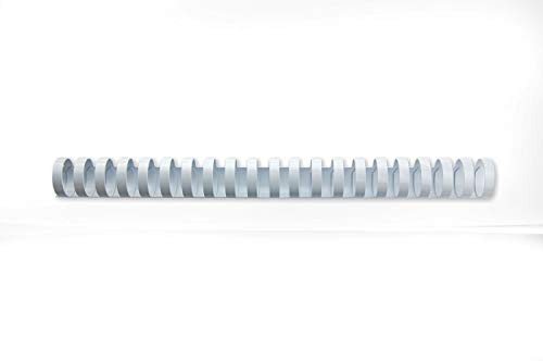GBC CombBind Binding Combs, 19 mm, 165 Sheet Capacity, A4, 21 Ring, White, Pack of 100, 4028611