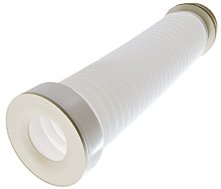 Sanitop-Wingenroth Flexibler Anschlussrohr für Stand WC | WC-Ablaufstutzen ausziehbar | Länge: bis 520 mm | 11 cm Durchmesser | Toilette Anschlussstutzen | Kunststoff | Weiß | 21339 4