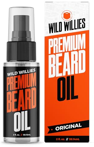 Wild Willies Beard Oil for Men - Natural ingredients Promote Deep Conditioning - Removes Itch & Dandruff - Deep Softening Treatment - Best Beard Oil & Conditioner - 2 Fl Oz
