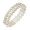 Zeeme Pearls Damen Armband 925/- Sterling Silber 19cm Glänzend Perle weiß 380260007