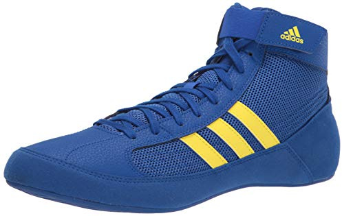 adidas Men's HVC Wrestling Shoes, Royal Blue/Yellow/Black, 9.5