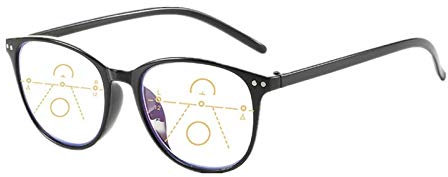 Suertree Bifocal Reading Glasses Anti Blue Light Eyeglasses Blue Light Blocking Unisex Eyewear Anti-Fatigue Glasses Multifocal Vision Correction Reading Glasses TZ6008