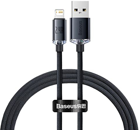 Baseus Cavo dati di ricarica rapida serie Lightning Crystal Shine Cable