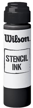 Wilson Pennarello per Corde, Stencil Ink, Nero, WRZ7426 BK