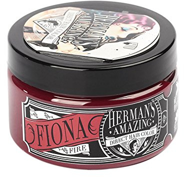 Fiona Fire, teinture coloration de cheveux semi-permanente rouge - 115 ml - Hermans Amazing Haircolor