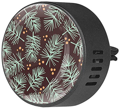 Lot de 2 désodorisants pour voiture avec branche de sapin, brise océanique, diffuseur d'huiles essentielles