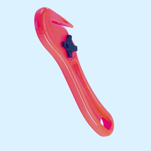 Moving Edge Safety Knife Box Opener Tape Cutter Shrink Wrap Knives (1, RED)
