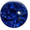 Sfera di Cristallo Feng Shui Fontana d'Acqua Bonsai Sfera di Vetro Palla di crepa di Ghiaccio Decorazione del Giardino di casa Ornamenti Sfera di Cracking (Color : Dark Blue, Size : 30mm)