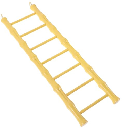 DRESSOOS Bird Ladder Toy for Medium Parrots and Hamsters Hanging Climbing Step Ladder for Cage Exercise and Physical Activity 11.41X3.34In