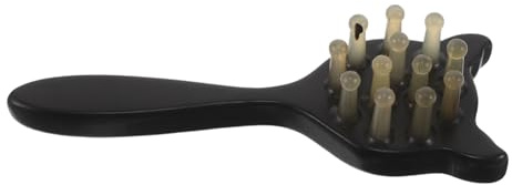 CALLARON Horn-shaped Cat Comb for Grooming Scalp Massage Brush Travel Hair Brush Detangling Paddle for Thick Curly Hair