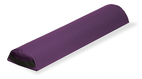 EARTHLITE Nackenrolle Halbrund – strapazierfähige Massagekissen, 100% PU-Polsterung inkl. Gurtgriff/Profi-Qualität für Massageliegen/Rückenschmerzlinderung, Amethyst