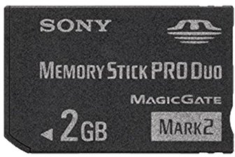 Sony MSMT2GN Memory Stick Pro Duo Mark2 2GB Speicherkarte