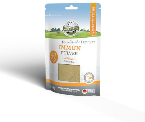 Bellfor suplemento dietético para Perros con proteína de Insectos Fortalecer Perros Viejos y débiles y Mejorar su constitución en General Immune Powder 250g