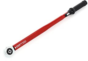 GEDORE red Drehmomentschlüssel für Links- und Rechtsgewinde, 3/4 Zoll, 80-400 Nm, Stahlrohr, Rot/Schwarz
