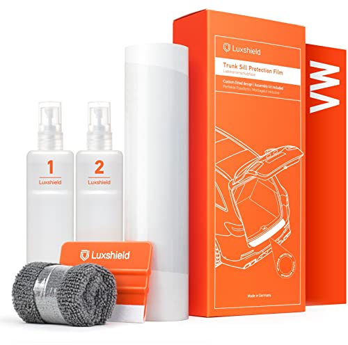 Luxshield Ladekantenschutz Folie für VW Passat Variant B8 3G I 2014-2019 - Stoßstangenschutz, Kratzschutz, Lackschutzfolie - Transparent