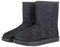 HKM 11126 Allwetterstiefel Davos, Wildlederoptik, Warmes Teddyfutter, Schwarz, 39