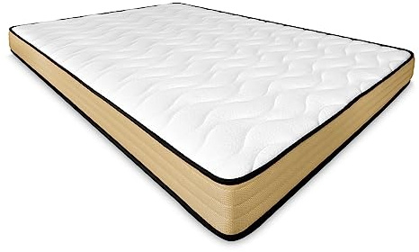 mattfy - Colchón Aura Reversible 90 x 190 cm, Ideal para Camas Nido o Literas, Antiácaros, Antibacterias e Hipoalergénico