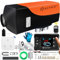 KESSER® Standheizung 8KW für Diesel | Dieselheizung mit LCD-Display und Fernbedienung | Lufterhitzer mit Schalldämpfer für Auto PKW LKW Wohnmobil | Heizung & Timer sowie Thermostat | 12V/24V Orange