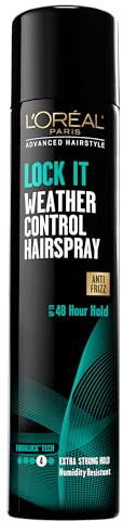 L'Oreal Paris LOCK IT Humidity Control Hairspray (Packaging May Vary)