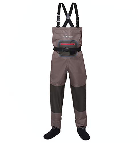 Kylebooker Cuissardes de pêche à la Chaussants Poitrine mouche respirantes pour homme et femme