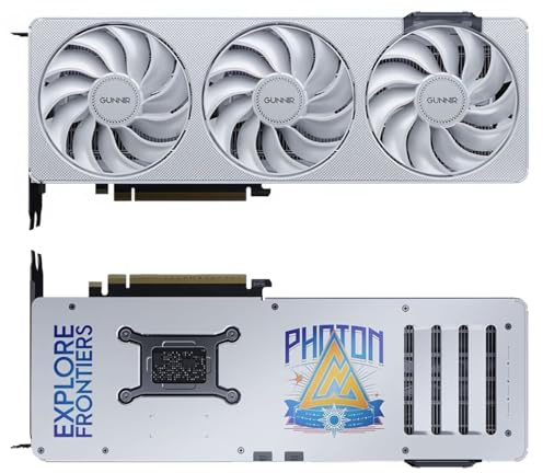 WEELIAO GUNNIR Intel Arc B580 Photon OC Grafikkarte, 12 GB, schwarz, GDDR6, 2850 MHz, Triple Fan Grafikkarte (192-Bit, PCI-Express 4.0 x8, ein HDMI Drei DisplayPorts, unterstützt 4k) (B580 Photon