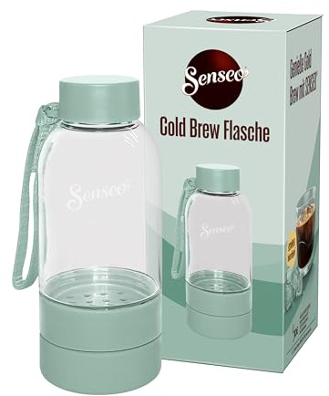 Senseo Cold Brew flaska, kallbryggt kaffe, för iskaffe, kompatibel med Senseo Pads