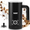 YASHE Montalatte Elettrico 4-in-1, 300ml Schiuma Latte Calda/Fredda, Cappuccinatore, Rivestimento Antiaderente, Ideale per Cappuccino, Macchiato, Caffè Latte e Cioccolata Calda, 500W