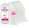 NAILS FACTORY Nagel Cleaner Set 500ml Vanille Duft mit Dispenser Pumpflasche Rosa 150ml & 1000 Zelletten Pads für Gelnägel 70% Isopropanol