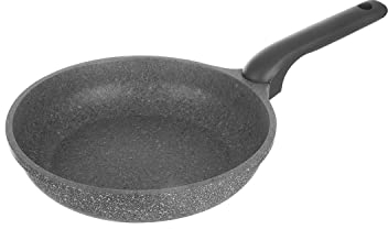 KASANOVA padella antiaderente 28 cm 90s, padella per induzione, rivestimento antiaderente a 3 strati, padella con manicosoft touch antiscivolo