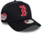 New Era Boston Red Sox MLB E-Frame Cap verstellbar gebogener Schirm World Series Kappe blau - One-Size