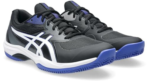 ASICS Mens Game Ff Clay Sneaker, Black White, 9 UK