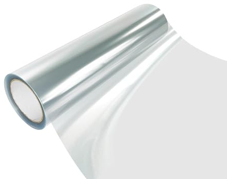 DecoMeister Lámina Protectora Autoadhesiva 50x300 cm - Película de Protección PPF Anti-Arañazos, Impermeable y UV - Vinilo para Coche y Muebles - Film Adhesivo Interior y Exterior - Transparente