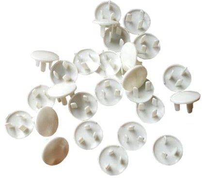 HEALSOPTHY Tapas De Enchufes Infantiles 10 Unidades, Protección Seguridad Eléctrica, Cubierta Abs Resistente, a Prueba De Bebés Para Hogar y Niños Pequeños