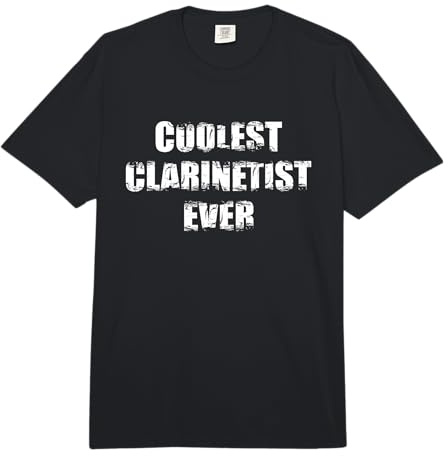 Le clarinettiste Le Plus Cool de Tous Les Temps Clarinette Comfort Colors Adult Heavyweight T-Shirt