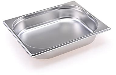 TeknoStahl GN Behälter Gastronorm 1/2 Edelstahl (65 Millimeter)