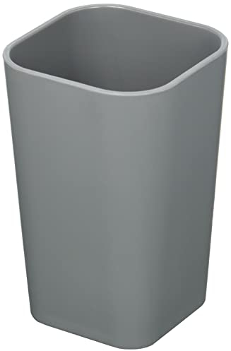 Douceur d'Intérieur, Becher (7,3 x 7,3 x 11 cm) Vitamin Anthrazit, Kunststoff Soft Touch