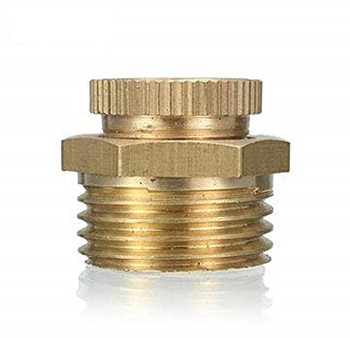 MASUNN NPt 1/2 Soupape de vidange en laiton, robinet de vidange d'eau à filetage mâle, compresseur d'air - 1/2