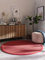 benuta Nest Sisal Naturfaser Teppich Sana - Rot Rund 200 cm - Robuster Teppich für Esszimmer & Wohnzimmer - 100% Sisal Naturfaser - Zeitloses Design