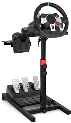 DIWANGUS Steering Wheel Stand Foldable Racing Steering Wheel Stand Suitable for Logitech G27 G29 G920 G923 Thrustmaster T248X T248 T300RS T300 PS4 PS5 TX Xbox 360 Xbox One