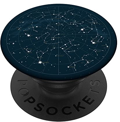 Cool Northern Hemisphere Star Map Constellations PopSockets Swappable PopGrip