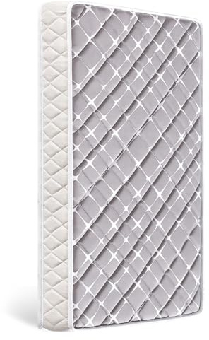 Tiankehan Premium Hypoallergenic Baby Crib Mattress and Toddler Mattress - 52 x 27.6 x 5 - Breathable - Firm Soft - Fits Standard Cribs and Toddler Beds