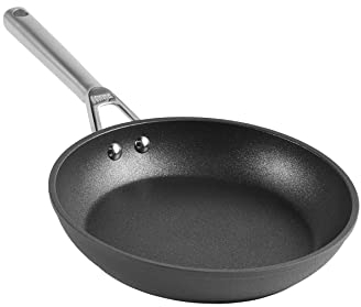 Ninja ZEROSTICK Premium Cookware 2-Piece Frying Pan Set, 24cm and 28cm Frying Pans Long Lasting, Non-Stick, Hard Anodised Aluminium, Oven Safe to 260°C, Grey, C32000UK