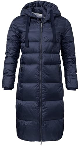 Schöffel Damen Down Coat Kenosha Daunenmantel, Navy Blazer, 40 EU