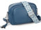 ferlord Umhängetasche Damen Leder, Stylisch Crossbody Bag Damen Bauchtasche Damen mit 3 Fächern, Klein PU Leder Handtasche Damen Umhängetasche mit Breitem Schultergurt Elegante