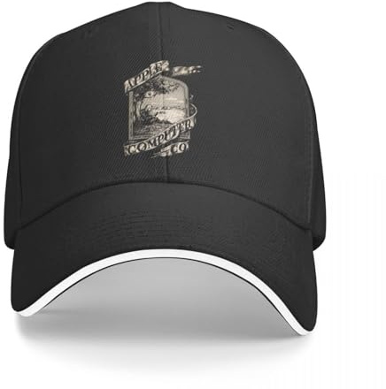 AIETPOIJ Gorras de béisbol Apple computadora cofirst Logo Camiseta clásica Gorra de béisbol Casco Sombrero Hombre para el Sol Playa Excursión Sombreros para Hombres Mujeres
