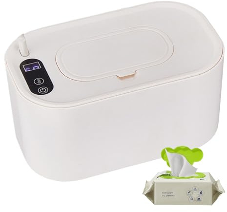 Salviette umidificate – Scatola per la cura, idratante a temperatura costante | Salviettine umidificate calde per asilo, casa, bagno, viaggi, uso con riscaldamento delicato e confortevole umidità